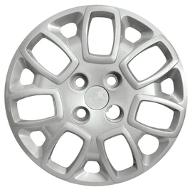 Calota Grid Aro 14p 157cb-pta Prata Fiat Uno Attractive 2014 Cubo Baixo