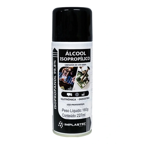 Alcool Isopropilico 99,8% Aerossol 160g 227ml