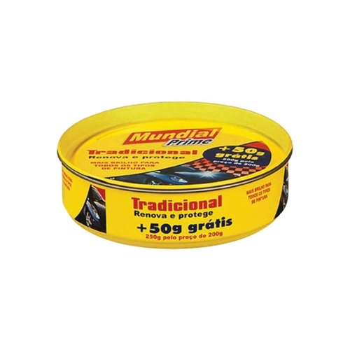 Cera Automotiva A Base de Agua 200g Mundial Prime