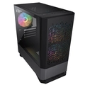 Gabinete Gamer Cougar MG140 AIR RGB, Mini Tower, Vidro Temperado, mATX, Black, Sem Fonte - 385JM80.0001