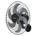 Ventilador Osc Parede Steel 50cm 6 Pás- Bivolt - Preto/prata