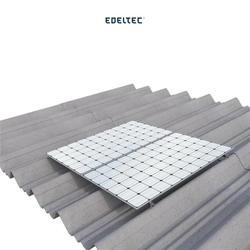 Estrutura P/ 2 Mod. Edeltec Solar Kalhetao (s/ Perfil)