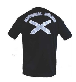 Camiseta Estampada Material Bélico (Preta)
