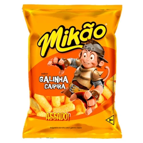 Salgadinho Mikão Sabor Galinha Caipira 120g