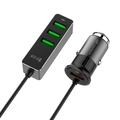 Carregador Veicular C3tech 4 Portas USB Quick Charge - Ucv-q430bk