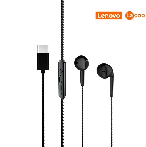 Fone de Ouvido, Intra, EH104, USB-C, Preto, Lecoo