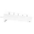 Teclado Mecanico Redragon Kumara Pro Lunar White RGB Switch Vermelho - K552W-RGB-PRO PT-RED