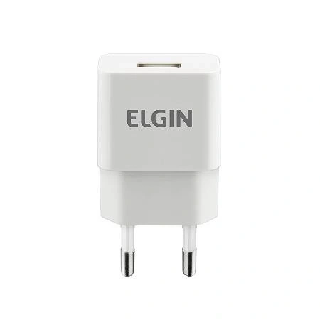 Carregador de Tomada Elgin Com 1 Saída Usb 5v 1a Bivolt