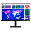 Monitor Samsung 27 S6 Led/ips Qhd 75hz 5ms Hdmi Displayport Usb-c Vesa Ajuste Altura e Rotacao (piv