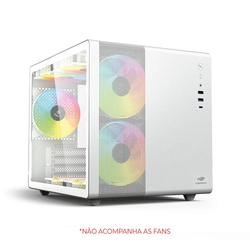 Gabinete Aquarius, MT-G710WH, Sem Fonte, C3Tech, Gaming