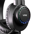 Fone de Ouvido Headset Gamer Vinik Vulcano Usb - Led Rainbow - Vkhsgvcn