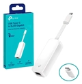 Adaptador de Rede Usb 3.0 Tipo c Para Ethernet Lan Rj45 Gigabit  Ue300c Tp-link - Cor Branco