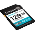 Cartão Memória, Kingston, Sd, Xc, 128GB, 200mb/s, Uhs-i, V30, Sdg4/128GB