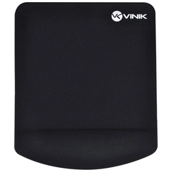 Mouse Pad Vinik Com Apoio de Pulso Em Gel Preto - Mpg-02p