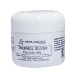 Pasta Termica 50g Thermal Silver Prata Implastec