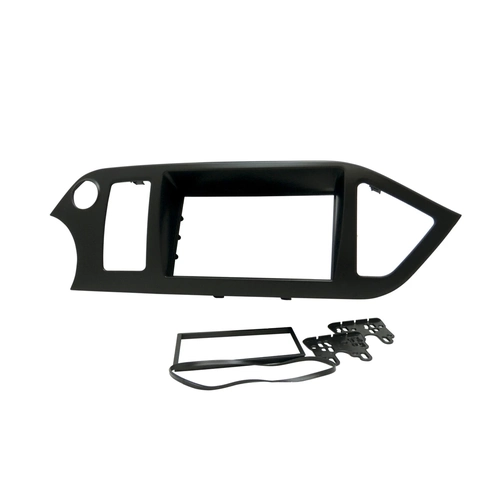 Moldura Fiamon 2 Din Kia Picanto Preta