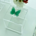 Caixa Cubo Borboleta Quartzo