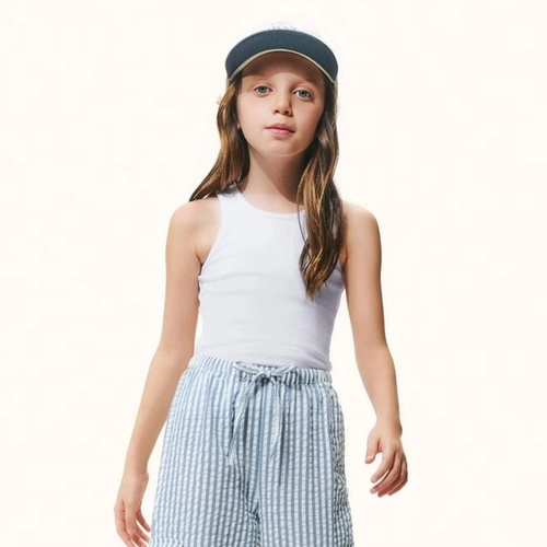 Regata Básica Em Ribana Canelada Hering Feminina - Branca