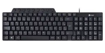 Teclado Multimidia Usb Dynamic 115 Teclas Abnt2 Resistente à Água 1.8m Preto - Dt115