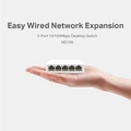 Switch Mercusys 05pt de Mesa 10/100Mbps - MS105