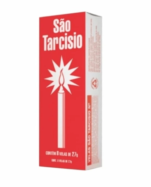 Velas São Tarcísio 8 Unidades