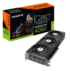 Placa de Vídeo 8GB RTX4060 Gigabyte Gaming OC - GV-N4060GAMINGOC-8GD