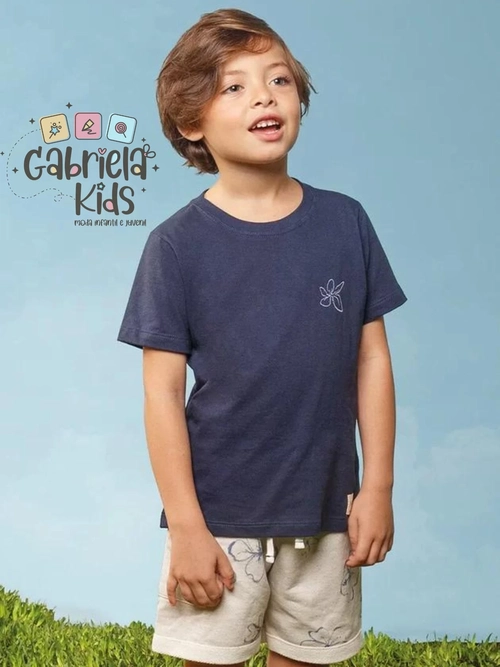 Conjunto Marinho Brisa Sombra e Água Fresca