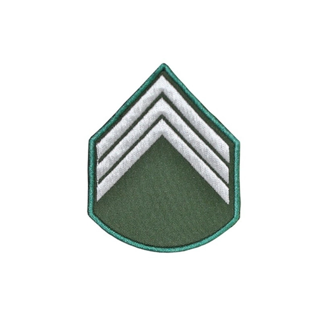 Divisas Bordada Verde Oliva (Par)