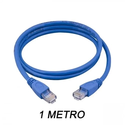 CABO DE REDE AZUL 1M