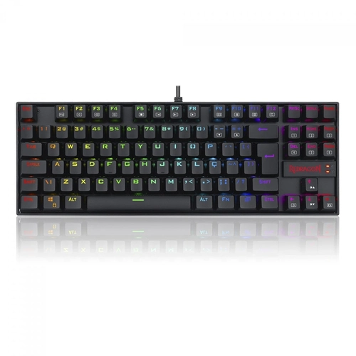 Teclado Magnético Gamer Redragon Kumara Pro RGB Switch Azul Preto - K552RGB-PRO (PT-BLUE)
