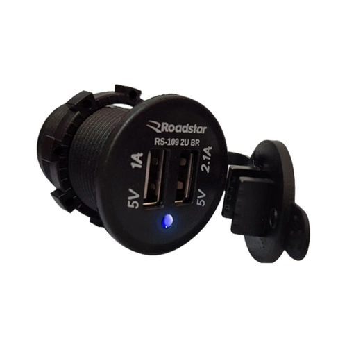Carregador De Celular Roadstar Com 2 Usb