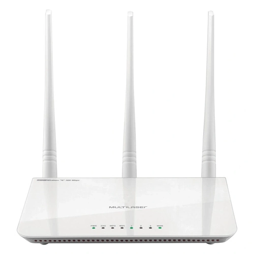 Roteador Wireless N 300Mbps Ipv6 com 3 Antenas Multilaser - RE163V