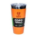 Copo Térmico Quati Com Tampa 473ml Laranja - Cuct473