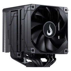 Cooler processador Gamer Rise Mode Temp 6 Pro Black, AMD e Intel, 120mm Tdp 250w  Preto - RM-AC-T6-PB