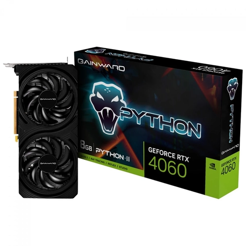 Placa de Video 8GB RTX4060 Gainward Python II - NE64060019P1-1070V