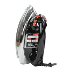 Ferro a Seco Black + Decker Vfa1110tm2 Cromado Com Base De Alumínio 220v