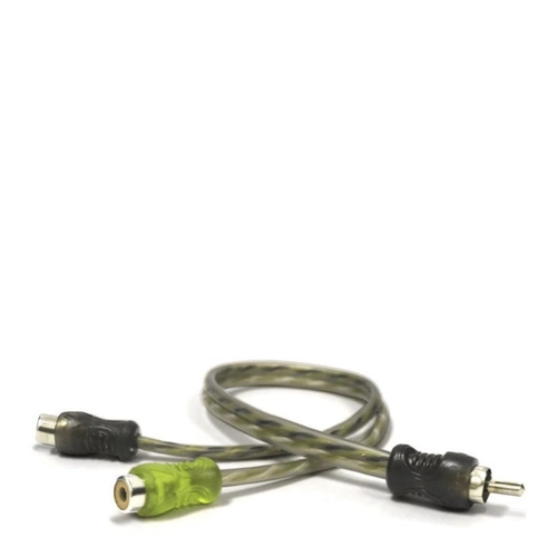 Cabo Rca y Technoise Series 200 Pro 2 Femea x 1 Macho 4mm - 20cm