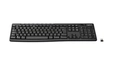 Teclado Logitech Membrana K270, Multimídia, ABNT2, Sem Fio, Preto - 920-004427