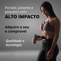 Massageador Pistola Elétrico Corporal Dobrável Relax Action Fitness