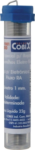 Solda Cobix Tubinho 63x37 1.0mm 22g (36 Unidades)
