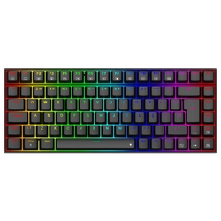 Teclado Gamer Mecanico Redragon Phantom Preto Switch Marrom - K629-RGB PT-BROWN