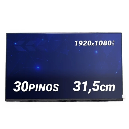 Tela 14 LED Slim IPS Para Notebook Part Number NV140FHM-N4T - TE204-6