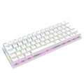Teclado Mecânico T-dagger Arena Rainbow Dust-proof Branco - T-tgk321w-br