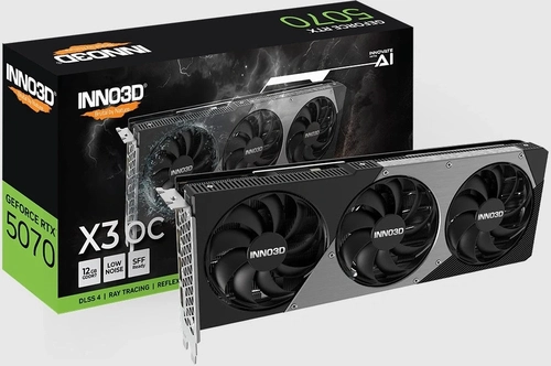 Placa de Vídeo 12gb Rtx5070 X3 OC Inno3d - N50703-12d7x-195064l