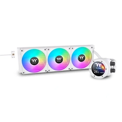 Water cooler Thermaltake TH360 ULTRA V2 EX, All-In-One, ARGB, 360mm, 3x120mm, Snow - CL-W426-PL12SW-A