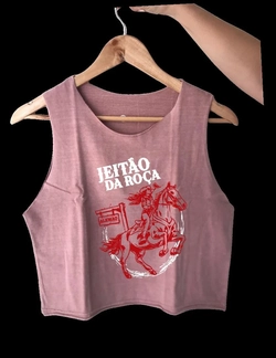 Cropped Stone Regata Jeitão da Roça