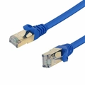 Patch Cord Cabo de Rede Cat7 2.5m Pluscable Azul - Cat725bl