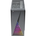 Gabinete Gamer Aerocool Preto Rgb Latetal Vidro - Delta