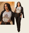 Camiseta Feminina Cinza Tamanhos P M G GG