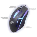 Mouse Gamer Moa8 Led 3 1600dpi Usb - K-Mex